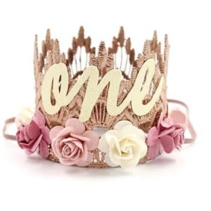 Firs birthday crown for baby